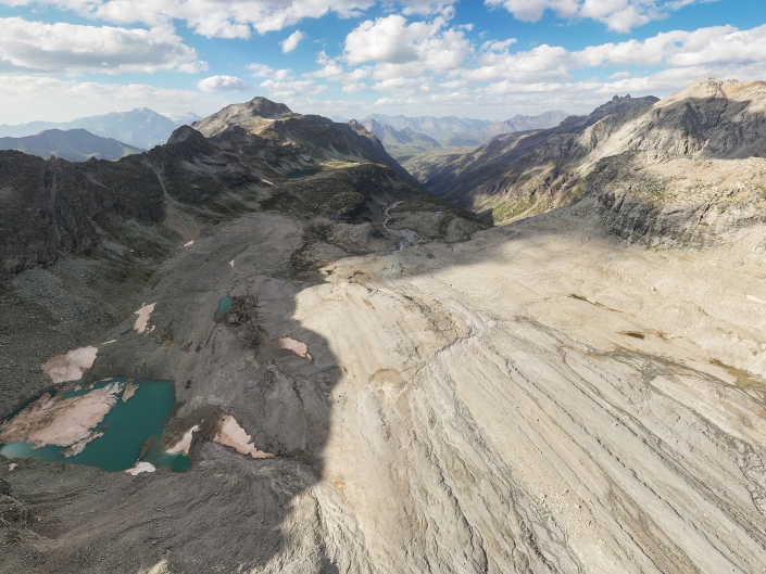 Vallon d'Ambin vu par drone