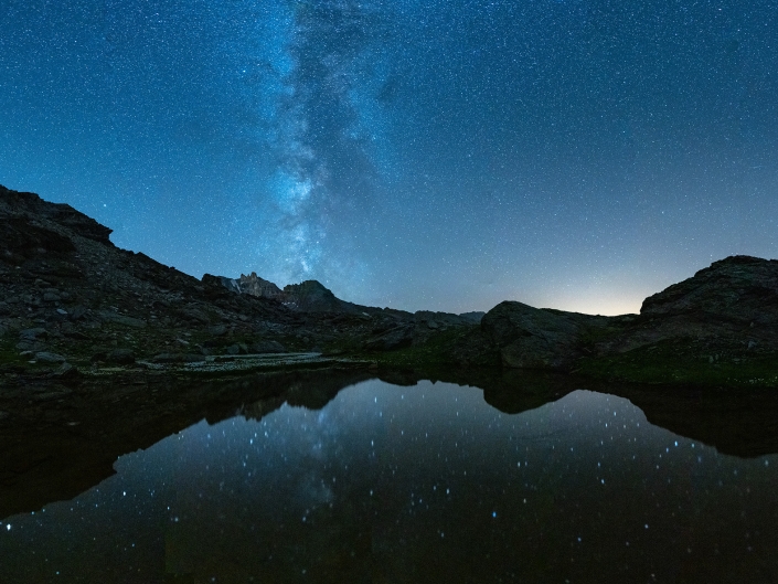 Voie Lactée aux Lacs Giaset (Mont-Cenis)