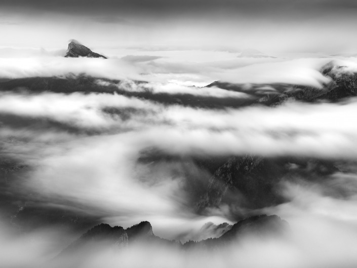 Randonnée au Grand Som (Chartreuse) avec une mer de nuages