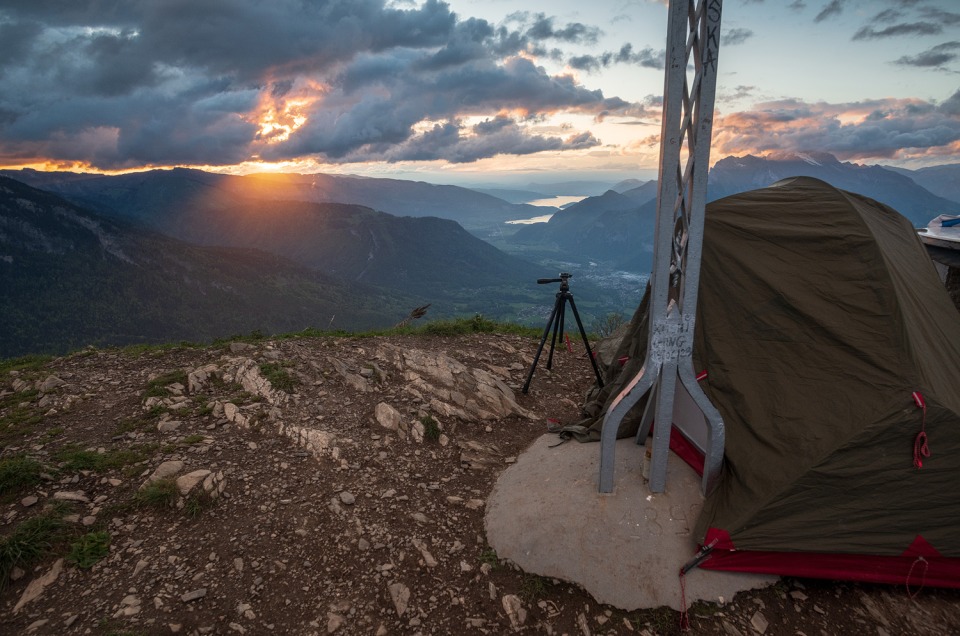 Bivouac à la Belle Etoile dans le massif des Bauges