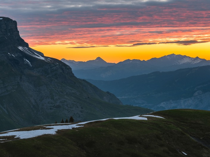 Vue depuis la Cabane du Petit Pâtre (Haute-Savoie)