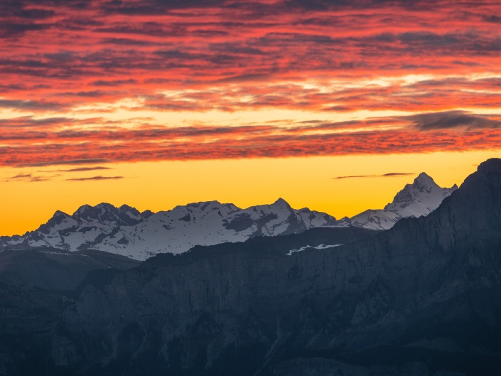 Vue depuis la Cabane du Petit Pâtre (Haute-Savoie)