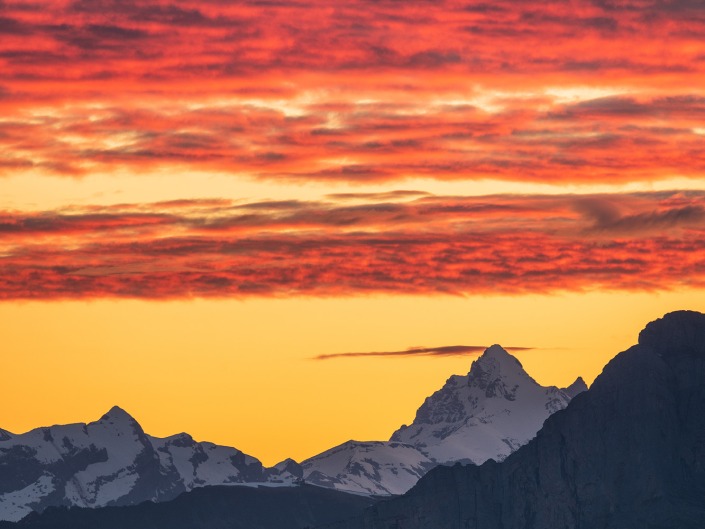 Vue depuis la Cabane du Petit Pâtre (Haute-Savoie)