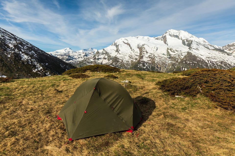 Bivouac dans le secteur du vallon du Clou