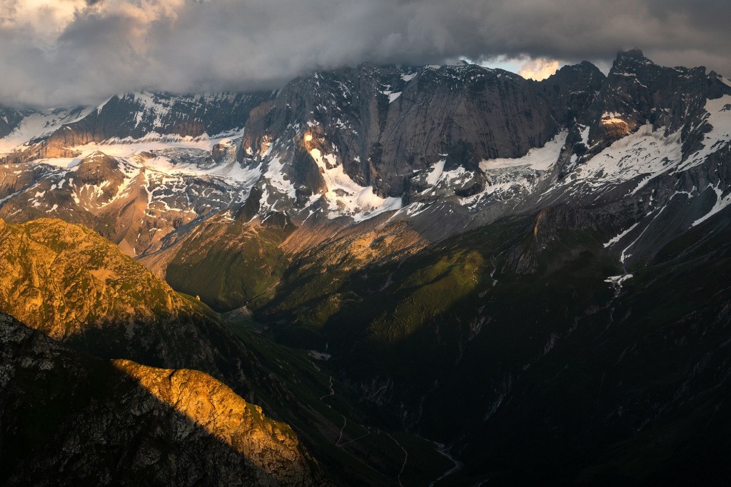 Coucher de soleil sur la Vanoise