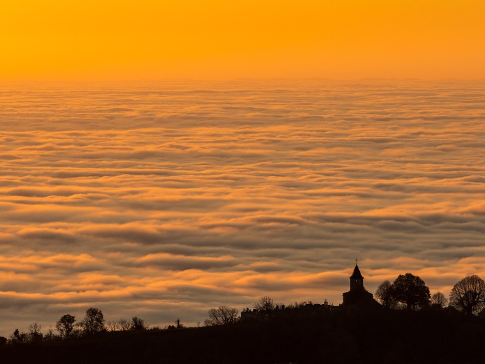 Coucher de soleil depuis la Croix d'Innimond