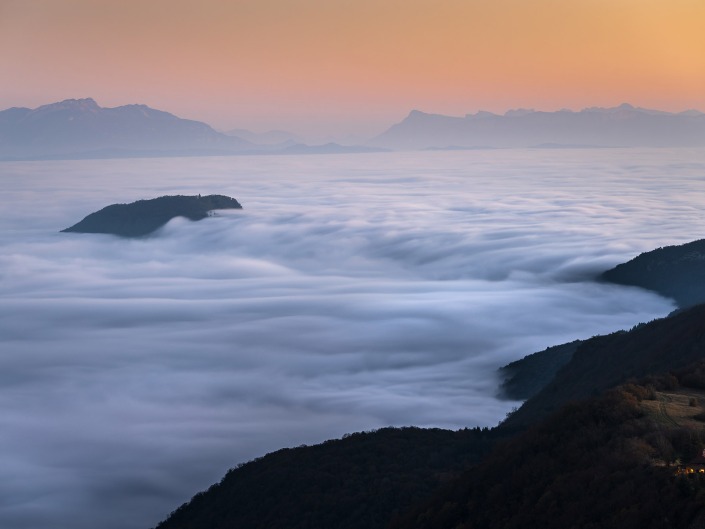 Mer de nuages depuis la Croix d'Innimond