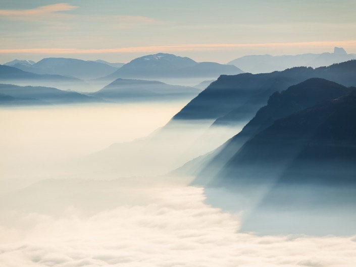 Depuis le roc de Tormery en Savoie : vue sur le Grésivaudan