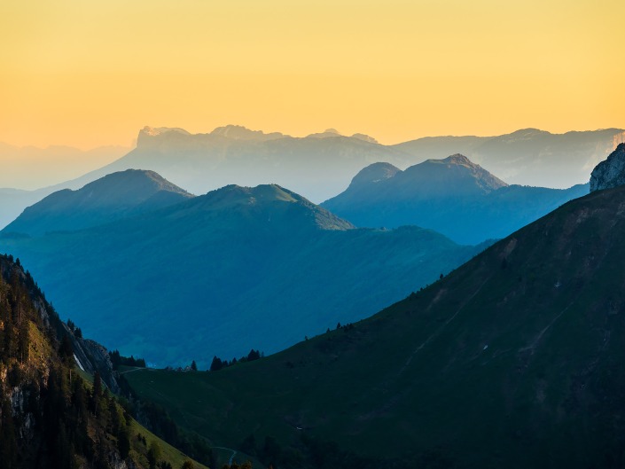 Depuis la Pointe du Velan : vue sur la Chartreuse