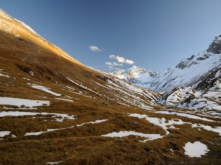 Les Ecrins à l'automne