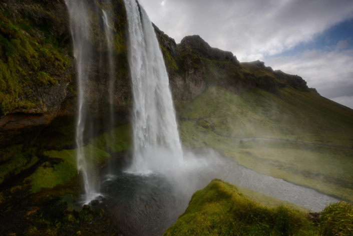 Cascade de Seljalandsfoss en Islande