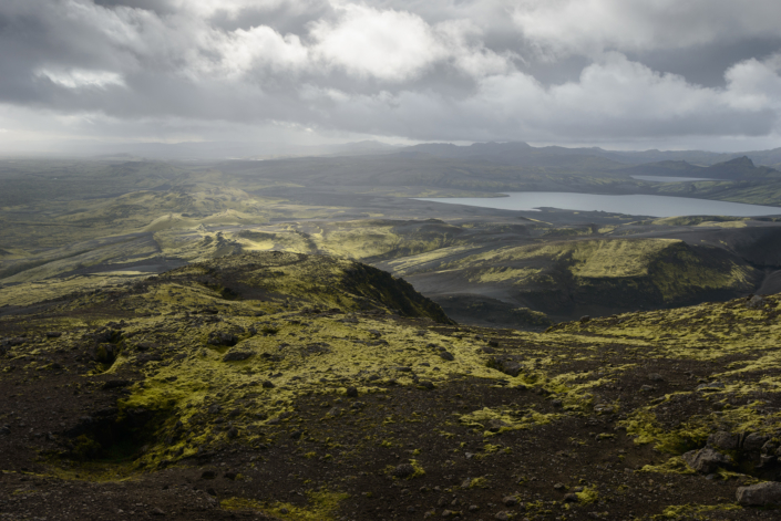 Vue depuis le Laki en Islande