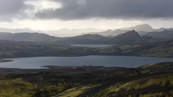 Vue depuis le Laki en Islande