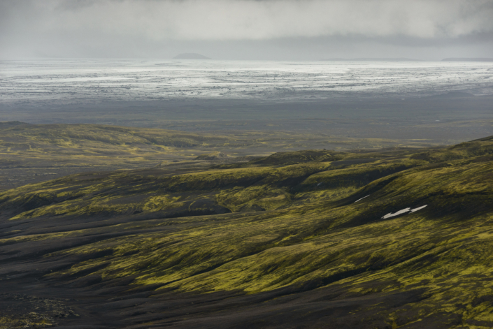 Vue depuis le Laki en Islande