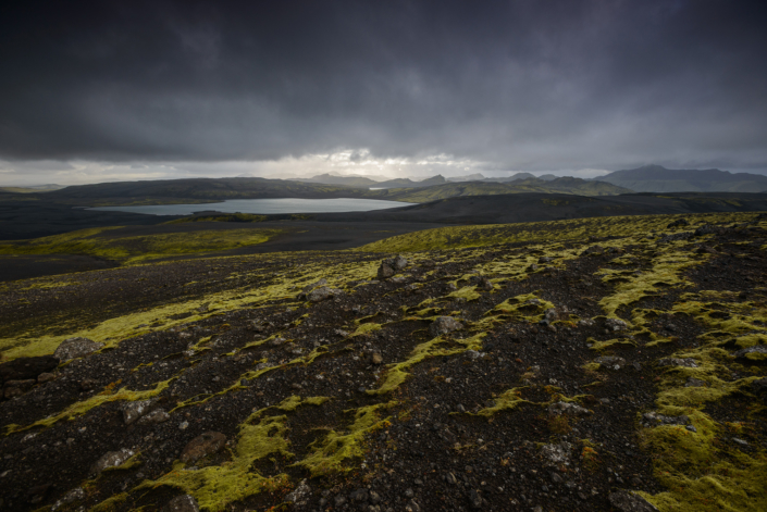 Vue depuis le Laki en Islande