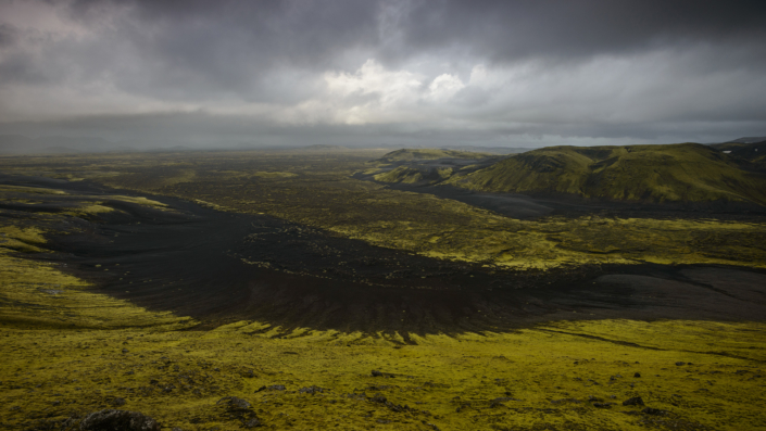 Vue depuis le Laki en Islande