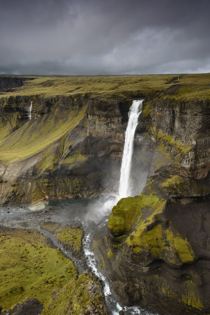 Cascade d'Haifoss en Islande