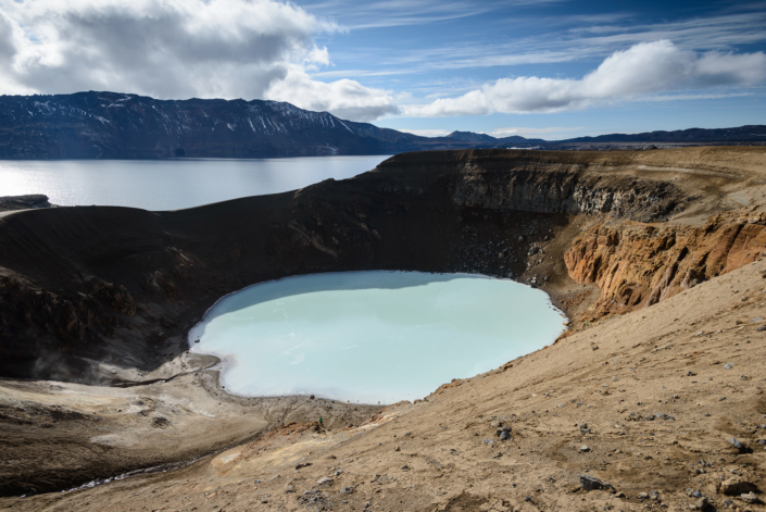 Öskjuvatn et Viti en Islande (Askja)