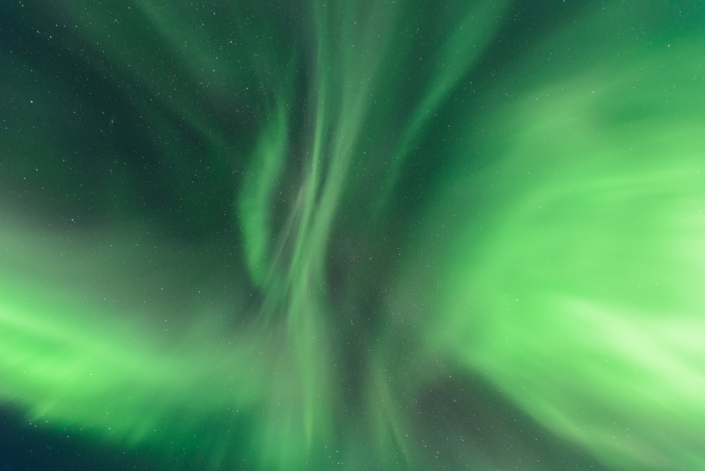 aurores boréales en Islande